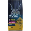 Низкозерновой сухой корм MONGE BWild для взрослых кошек с мясом зайца Low Grain Adult Cat Hare