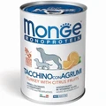 Паштет MONGE Monoprotein Fruits для собак с индейкой и цитрусовыми Tacchinoconagrumi Turkey with Citrus Fruits 400 гр
