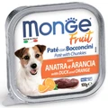 Паштет MONGE Fruit для собак с уткой и апельсином with Duck and Orange