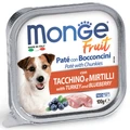 Паштет MONGE Fruit для собак с индейкой и черникой with Turkey and Blueberry
