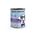 Консервы Best Dinner Exclusive VET PROFI для собак Индейка с картофелем с функцией профилактики МКБ Urinary 340 гр
