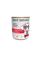 Консервы BEST DINNER Super Premium для щенков и собак с говядиной и языком