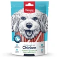 Лакомство WANPY DOG для собак всех пород соломка из курицы с треской