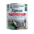 Консервы Территория Карелия для собак с индейкой и уткой - рубленное мясо в желе 5166