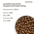 Сухой корм GRANDORF для взрослых собак крупных пород с ягненком и индейкой MAXI Lamb and Turkey 850983
