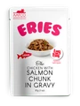Пауч для котят и кошек ERIES лосось в соусе Eries Chicken with Salmon Chunk in Gravy
