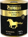 Консервы для собак Четвероногий гурман натуральная конина в желе Golden Line 340 гр