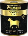 Консервы для собак Четвероногий гурман натуральная ягнятина в желе Golden Line 340 гр