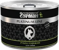 Консервы для собак Четвероногий гурман Рубец говяжий в желе Platinum Line 525 гр