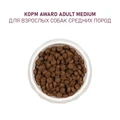 Сухой корм AWARD для взрослых собак средних пород с индейкой и курицей с добавлением моркови и черной смородины 7173440