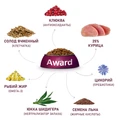 Сухой корм AWARD для взрослых кошек для профилактики мочекаменной болезни с курицей с добавлением клюквы и цикория Urinary Adult Cat 7173631