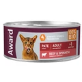 Консервы AWARD для взрослых кошек паштет из говядины со шпинатом Pate Adult Beef and Spinach 100 гр