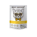 Пауч BEST DINNER Exclusive для котят и кошек мусс сливочный курочка с морковью