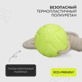 Мяч для собак малых и средних пород Mr.Kranch на кольцевом шнуре 6 см неоновый желтый MKR001158