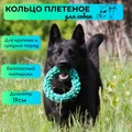 Кольцо-грейфер из каната плетеное NUNBELL для собак средних и крупных пород диаметр 19 см цвета в ассортименте 31019-0207