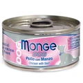 Консервы MONGE Natural для собак Нежные куриные кусочки с говядиной Dog Pollo con Manzo 95 гр 70006958