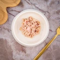 Консервы MONGE Cat Natural для взрослых кошек с тунцом курицей и креветками 75% мяса 70007252