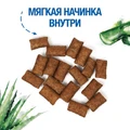 Лакомство Monge Gift Лакомство Monge Gift для кошек "Хрустящие подушечки с начинкой" с треской и алоэ вера для здоровой кожи Skin support 70085045
