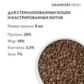 Беззерновой cухой корм GRANDORF FRESH для стерилизованных кошек с индейкой и бататом CAT STERILISED Turkey&Sweet Potato 852673