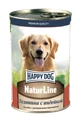Консервы Happy Dog Natur Line для собак всех пород Телятина с индейкой 72244