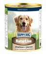 Консервы Happy Dog Natur Line для собак всех пород Ягненок с рисом 72248