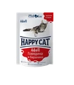 Пауч Happy Cat для взрослых кошек кусочки в соусе Говядина и баранина 7502325