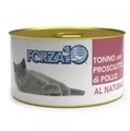 Консервы Forza10 Natural Tonno Prosciutto для взрослых кошек с тунцом и куриной ветчиной 425476