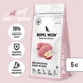 Сухой корм BOWL WOW для взрослых собак средних пород с индейкой, рисом и яблоком 34200021