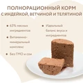 Консервы МНЯМС для собак Индейка с ветчиной и телятиной "Сальтимбокка по-римски" 170876