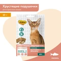 Лакомство для кошек Мнямс хрустящие подушечки Здоровье и красота с лососем 700026