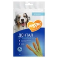 Лакомство для чистки зубов для собак малых и средних пород Мнямс DENTAL "Крученые палочки" с ягненком и мятой 170449