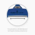 FURminator L для собак крупных пород (23-41 кг) с длинной шерстью ширина рабочей поверхности 98 мм (FUR Dog Undercoat L Long Hair) 151203