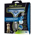 FURminator L для собак крупных пород (23-41 кг) с длинной шерстью ширина рабочей поверхности 98 мм (FUR Dog Undercoat L Long Hair) 151203