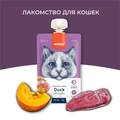 Wanpy Cat Лакомство для кошек Мясной мусс из утки и тыквы RAC-39