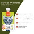 Wanpy Cat Лакомство для кошек Мясной мусс из тунца и курицы с морковью RAC-41