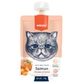 Wanpy Cat Лакомство для кошек Мясной мусс из лосося и курицы с морковью RAC-40