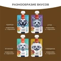 Wanpy Dog Лакомство для собак Мясной мусс из говядины и моркови с горохом RA-64