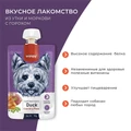 Wanpy Dog Лакомство для собак Мясной мусс из утки и моркови с горохом RA-63