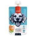 Wanpy Dog Лакомство для собак Мясной мусс из курицы и моркови с горохом RA-62