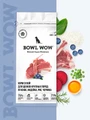 Сухой полнорационный корм BOWL WOW для щенков крупных пород с ягненком, индейкой, рисом и добавлением черники 34200102