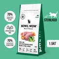 Сухой корм BOWL WOW Fresh Meat для стерилизованных кошек с индейкой, курицей и шпинатом 34100061