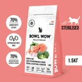 Сухой корм BOWL WOW Fresh Meat для стерилизованных кошек с лососем, белой рыбой и брокколи 34100056