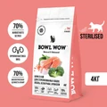 Сухой корм BOWL WOW Fresh Meat для стерилизованных кошек с лососем, белой рыбой и брокколи 34100056