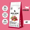 Сухой корм BOWL WOW Fresh Meat для стерилизованных кошек с ягненком, курицей и клюквой 34100051