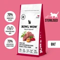 Сухой корм BOWL WOW Fresh Meat для стерилизованных кошек с ягненком, курицей и клюквой 34100051