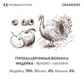 Консервы GRANDORF для собак всех пород Паштет из индейки с яблоком и малиной 853441