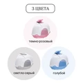 IMAC био-туалет для кошек угловой GINGER 52х52х44,5h см, светло-серый 84370