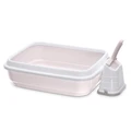 Туалет-лоток для кошек IMAC DUO с совочком на подставке 50х40х15h см 814940