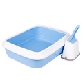 Туалет-лоток для кошек IMAC DUO с совочком на подставке 50х40х15h см 814940