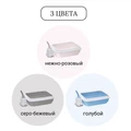 Туалет-лоток для кошек IMAC DUO с совочком на подставке 50х40х15h см 814940